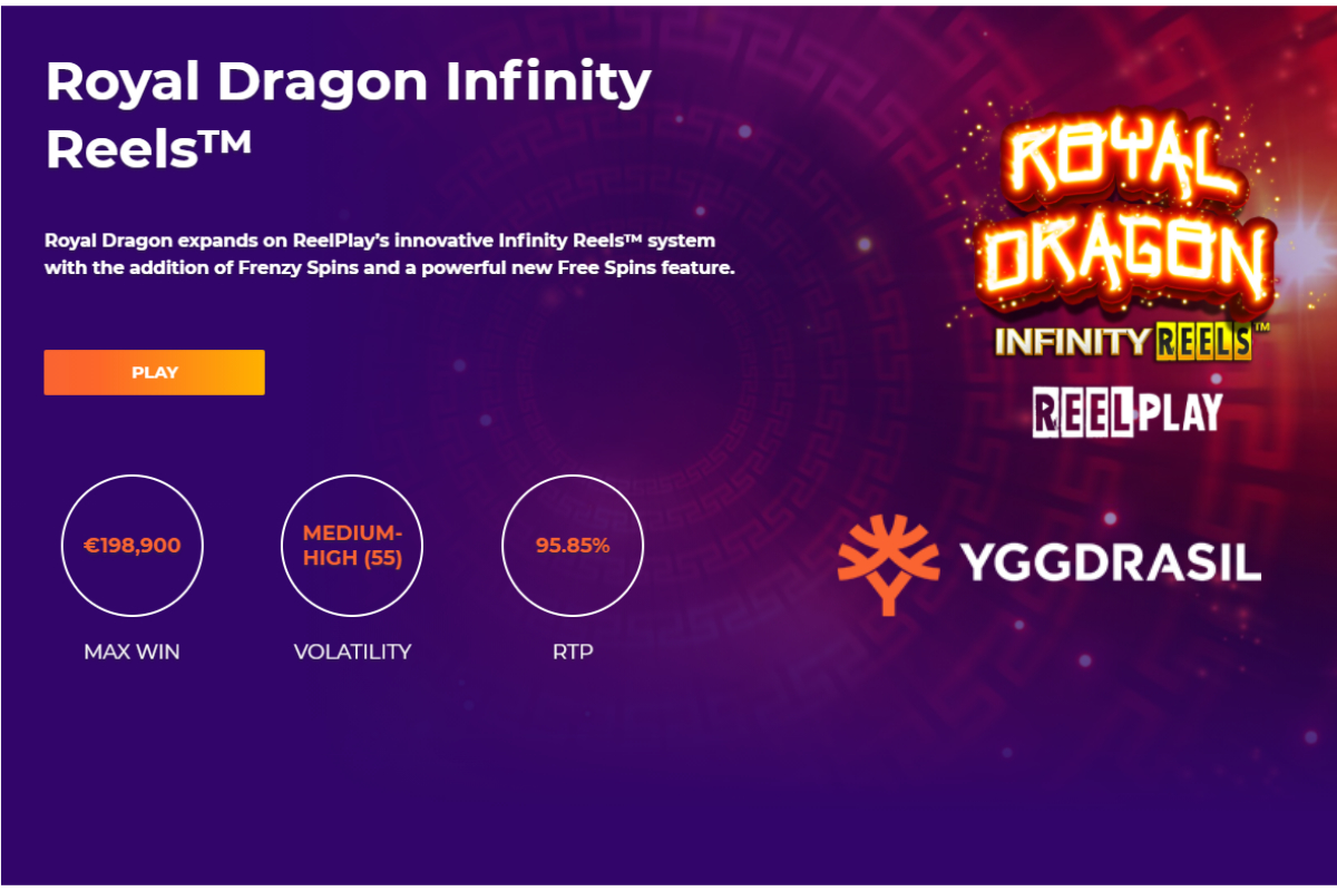yggdrasil-and-reelplay-combine-to-provide-games-lab’s-majestic-new-hit-royal-dragon-infinity-reels