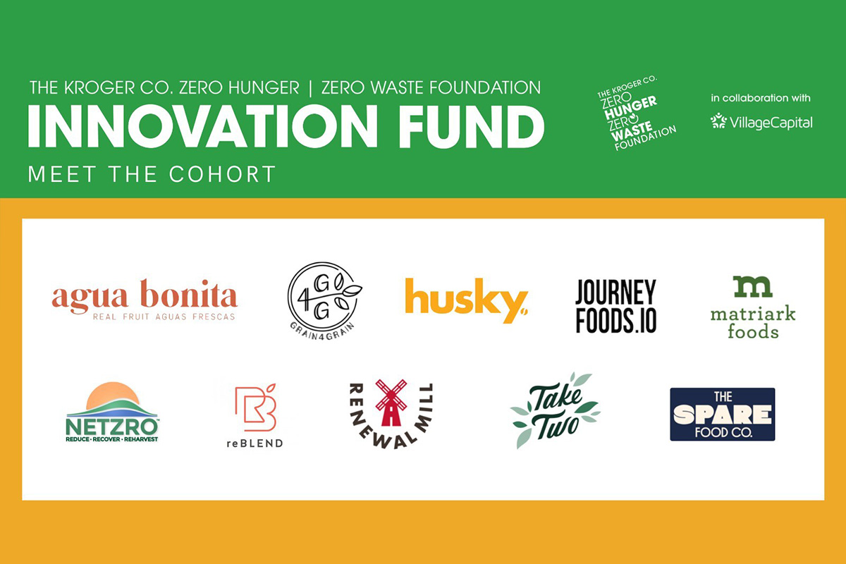 the-kroger-co.-zero-hunger-|-zero-waste-foundation-announces-second-innovation-fund-cohort