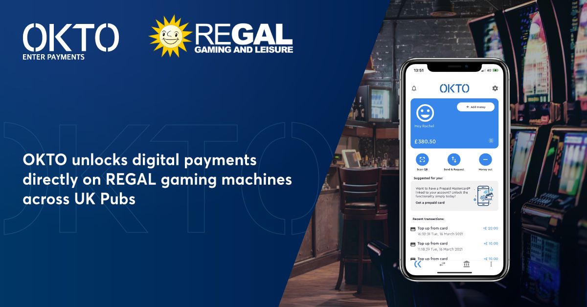okto-unlocks-digital-payments-directly-on-regal-gaming-machines-across-uk-pubs