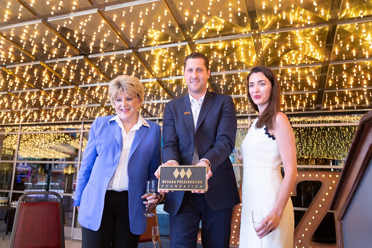 nevada-preservation-foundation,-las-vegas-mayor-carolyn-goodman-and-local-leaders-honor-the-plaza-hotel-&-casino