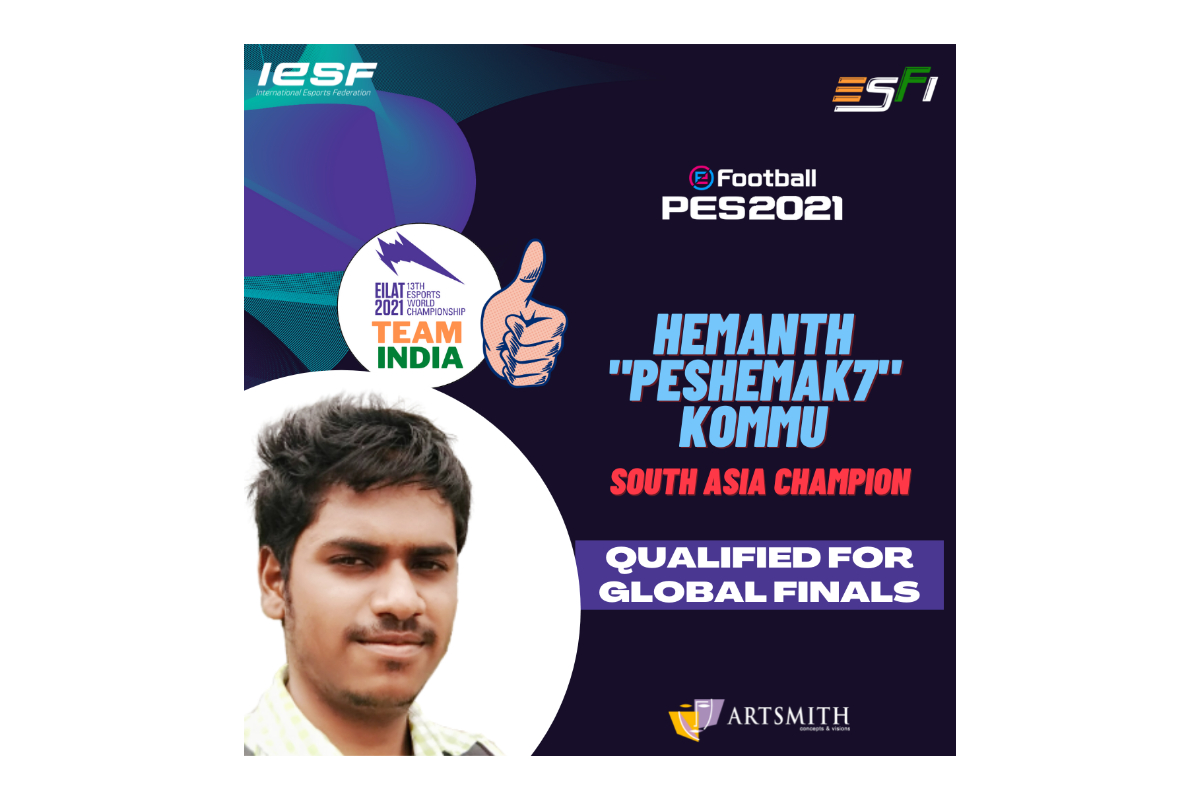 india’s-hemanth-kommu-qualifies-for-the-finals-at-13th-esports-world-championship