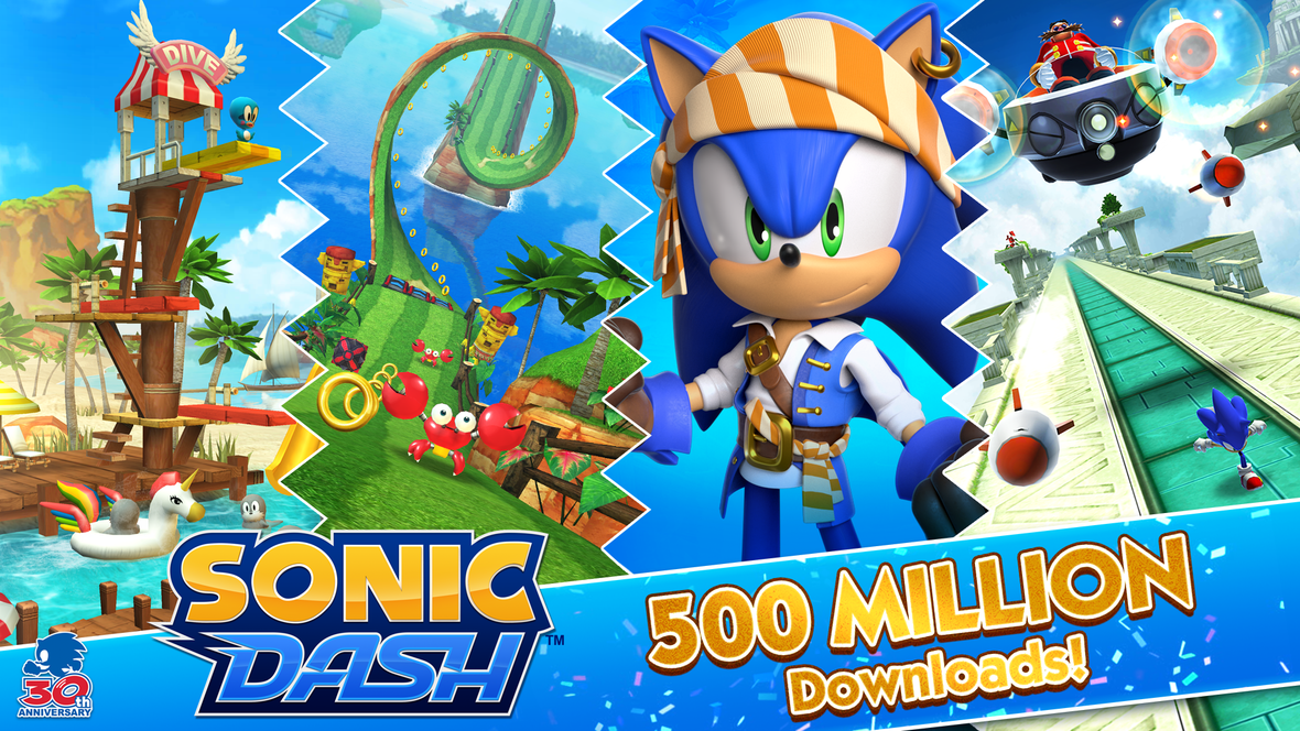 celebrate-fast-times!-sonic-dash-surpasses-500-million-milestone-as-fans-honour-30th-anniversary-of-sonic-the-hedgehog