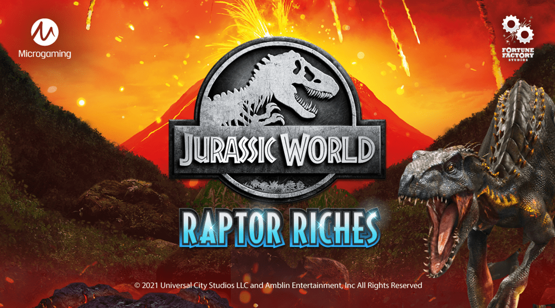 microgaming-runs-with-dinosaurs-once-again-in-jurassic-world:-raptor-riches