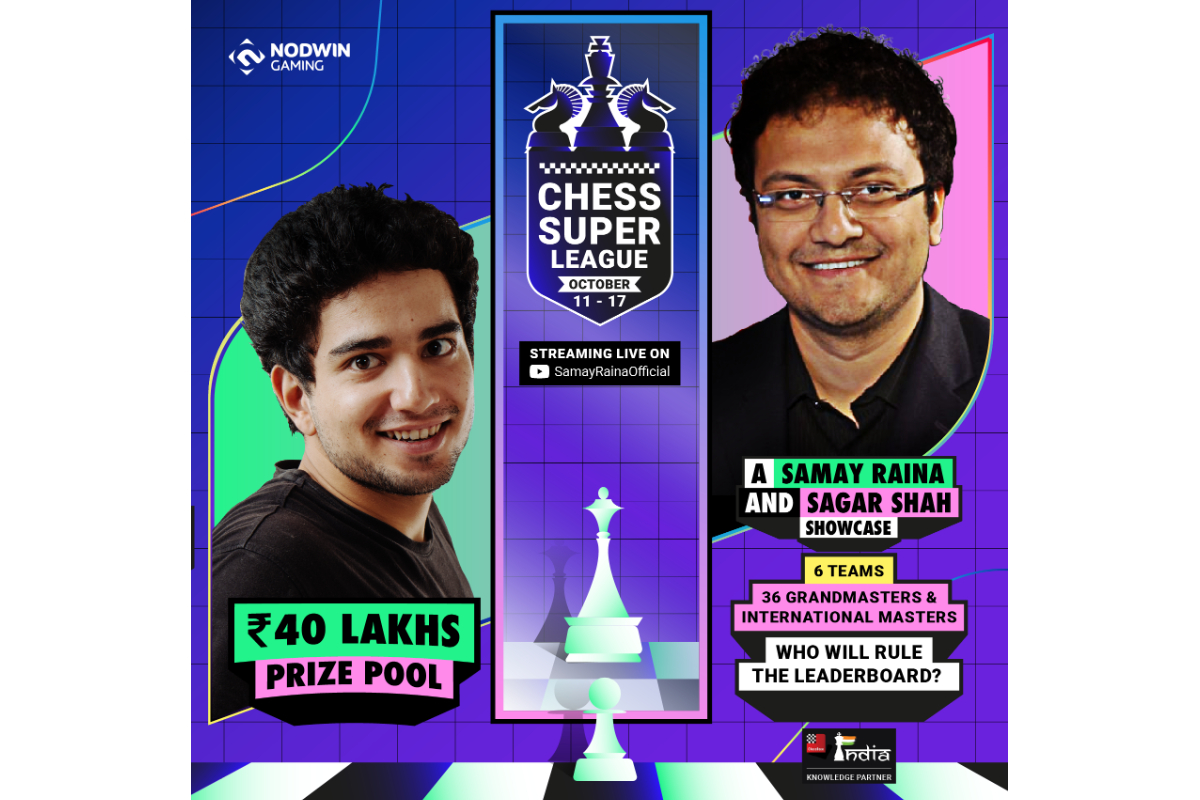 nodwin-gaming-partners-with-samay-raina-and-chessbase-india-to-launch-an-exciting-online-chess-league