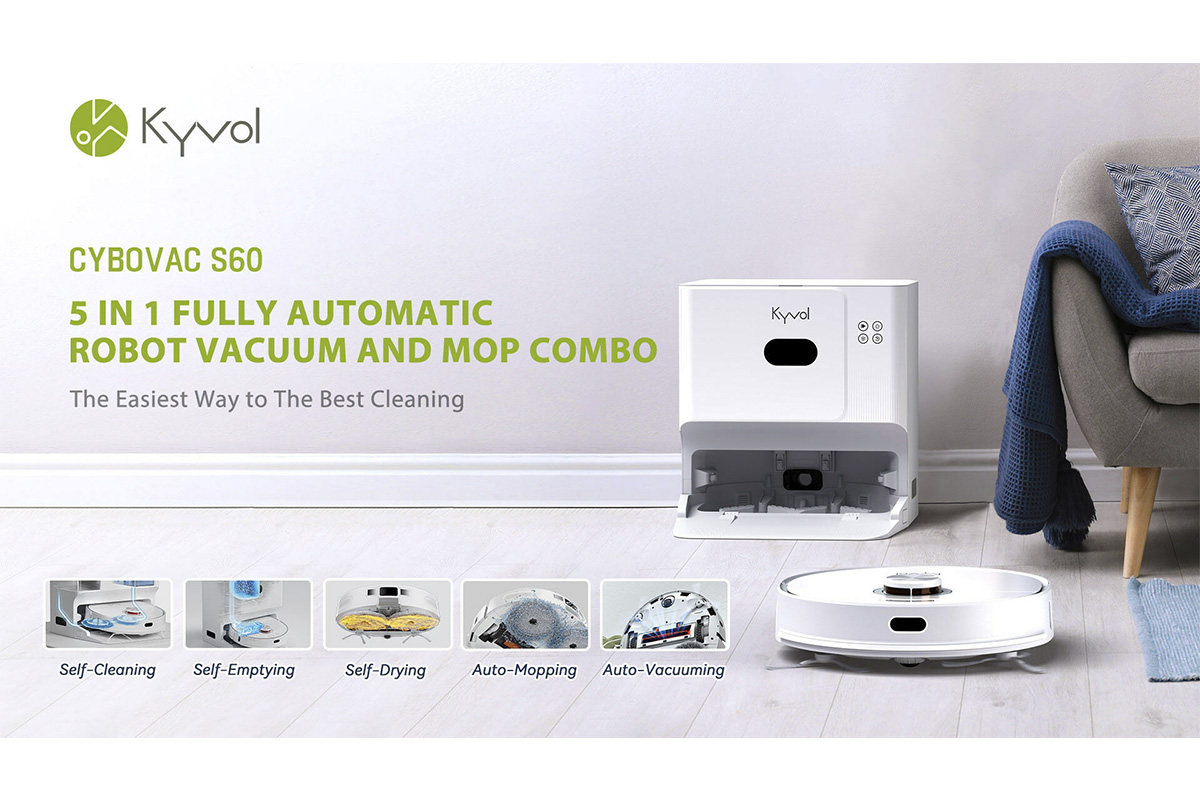 kyvol-launches-cybovac-s60,-first-fully-automatic-intelligent-5-in-1-robot-vacuum-and-mop-at-saudi-arabia’s-largest-home-appliance-retail-platform-extra