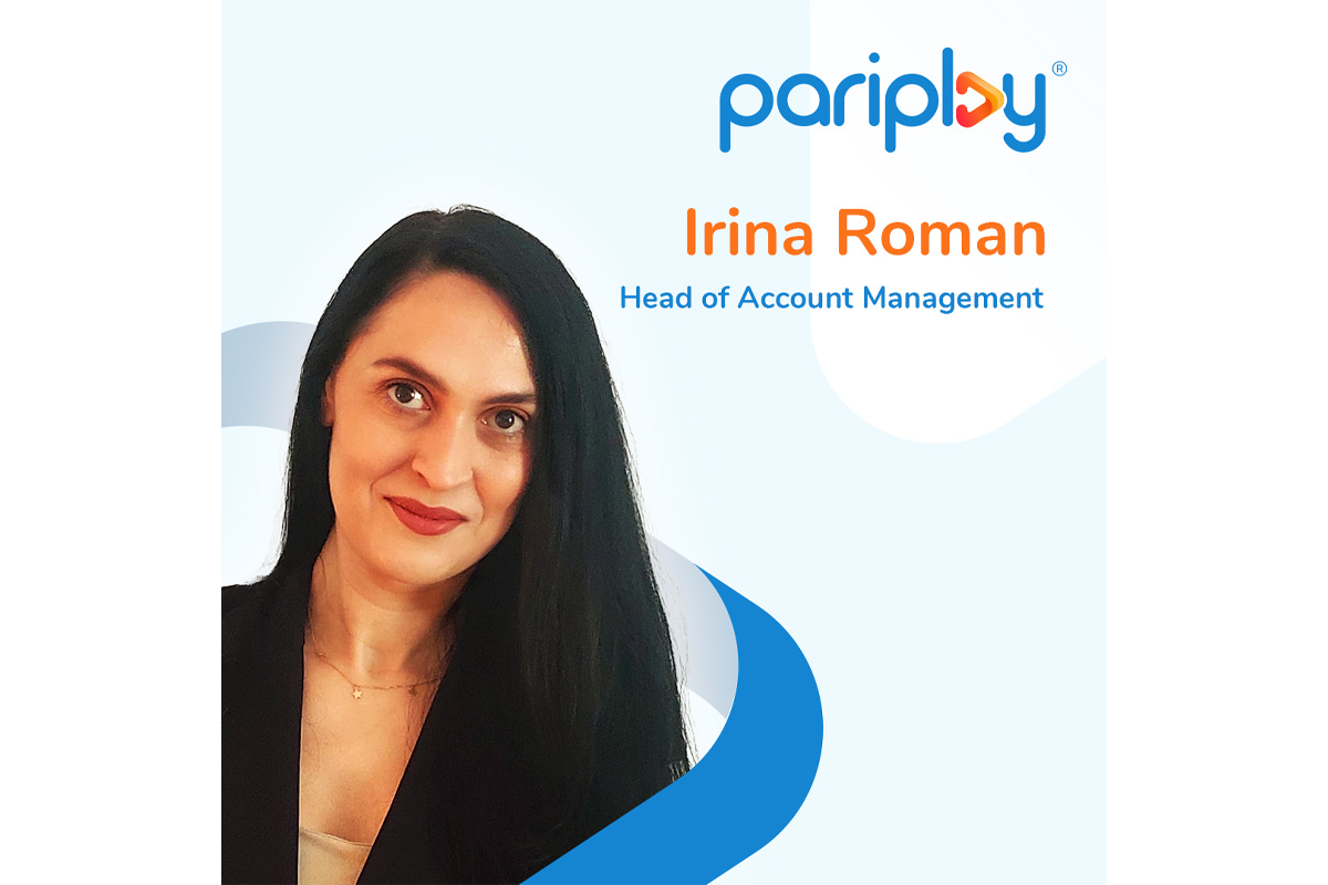 pariplay-welcomes-irina-roman-as-new-head-of-account-management