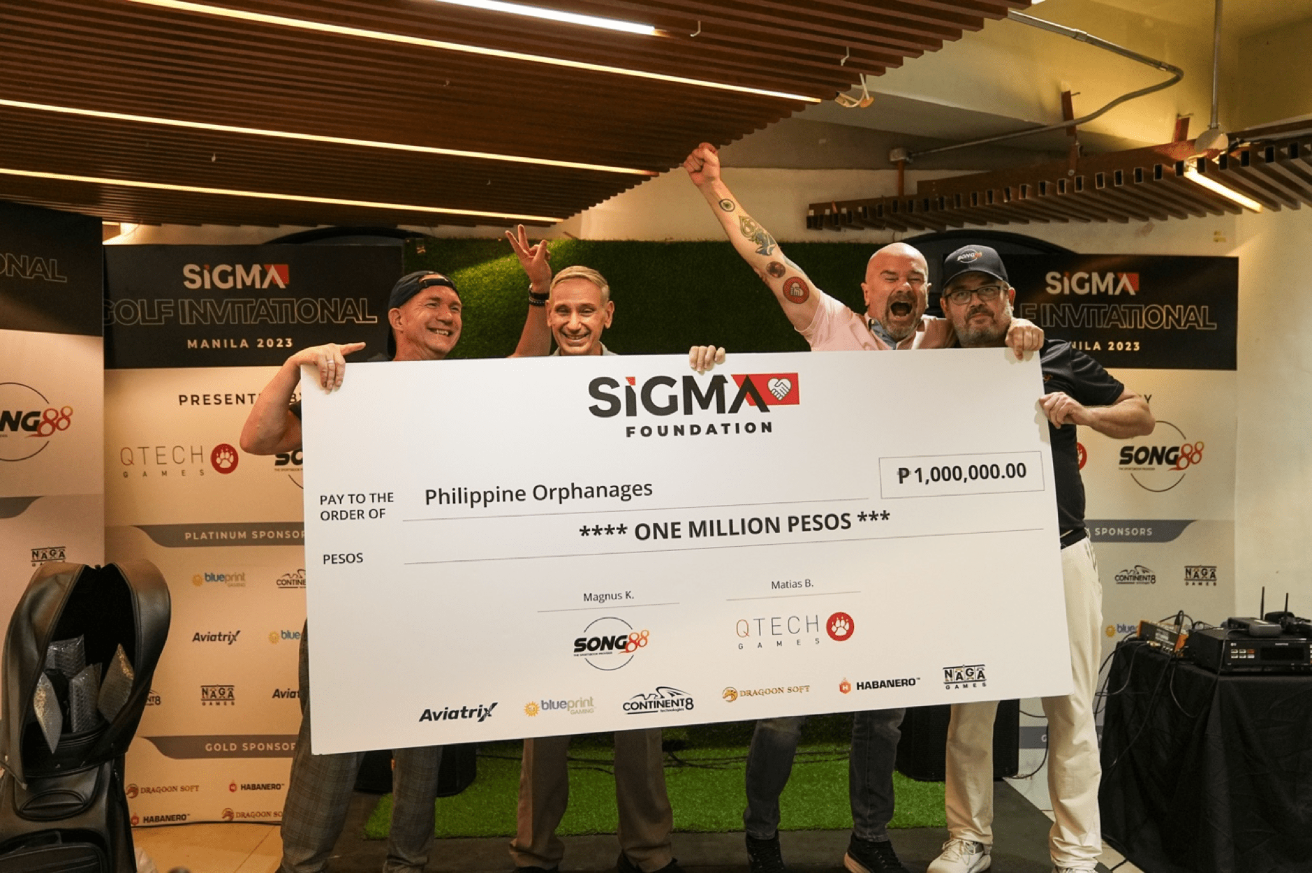 qtech-games-and-song88-host-sigma-asia-invitational-golf-day,-raising-$20k-for-charity-for-local-orphanages-in-the-philippines