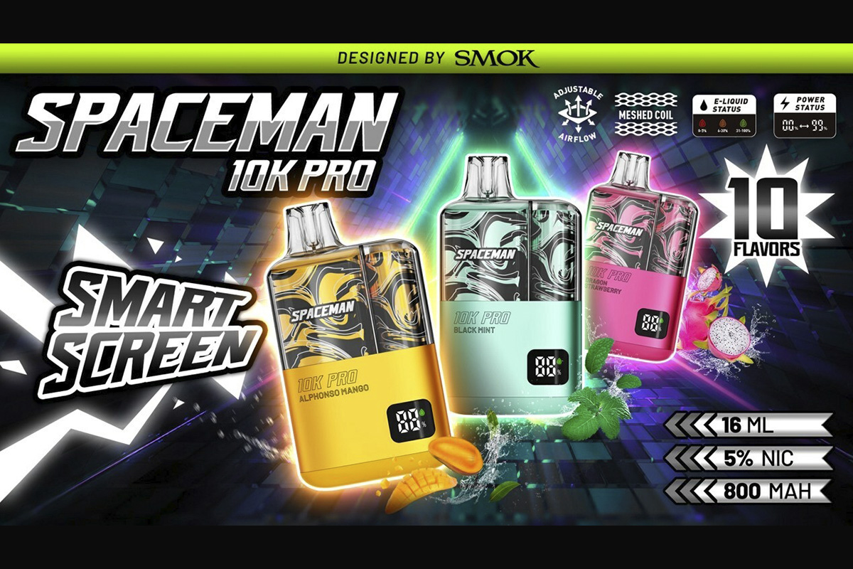 spaceman-unveils-the-spaceman-10k-pro:-a-revolutionary-vape-experience-designed-by-smok