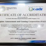 doj-accredits-pagcor’s-alternative-dispute-resolution-program