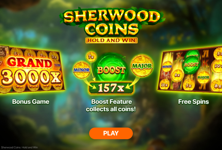 embark-on-a-quest-through-the-forest-in-playson’s-sherwood-coins:-hold-and-win