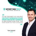 sportingtech-rounds-off-successful-ice-london-2024-with-stand-of-the-year-award