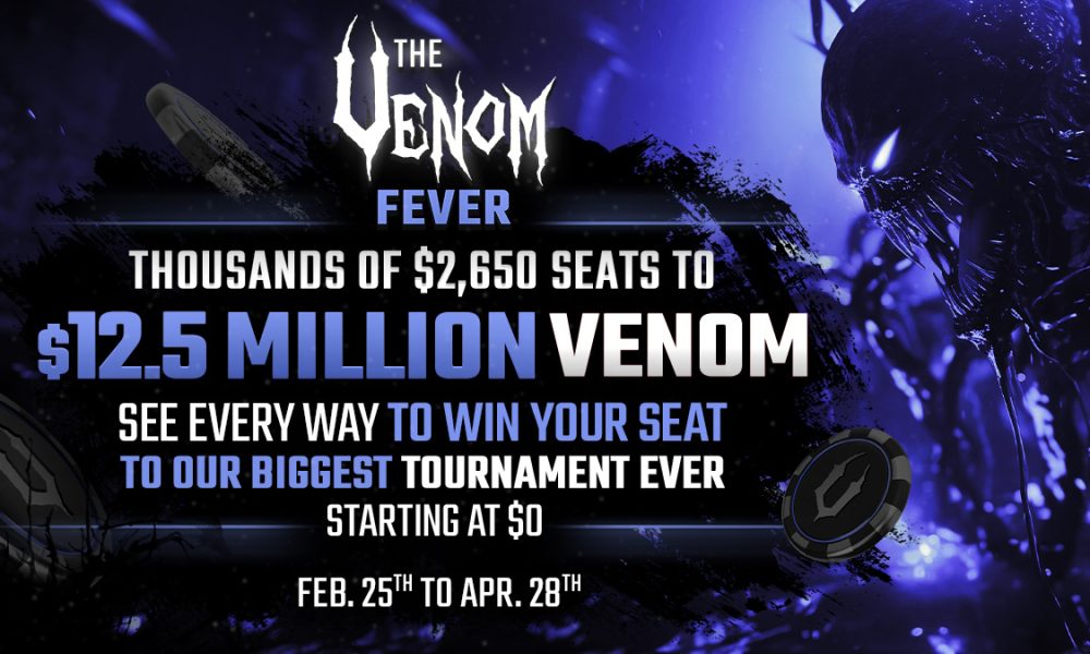 acr-poker-guarantees-players-thousands-of-$12.5-million-venom-seats-via-venom-fever-for-as-little-as-$0
