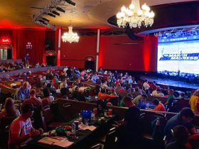 march-mania-parties-at-the-plaza-hotel-&-casino-games-viewed-on-expansive-led-video-wall,-tickets-include-unlimited-draft-beer