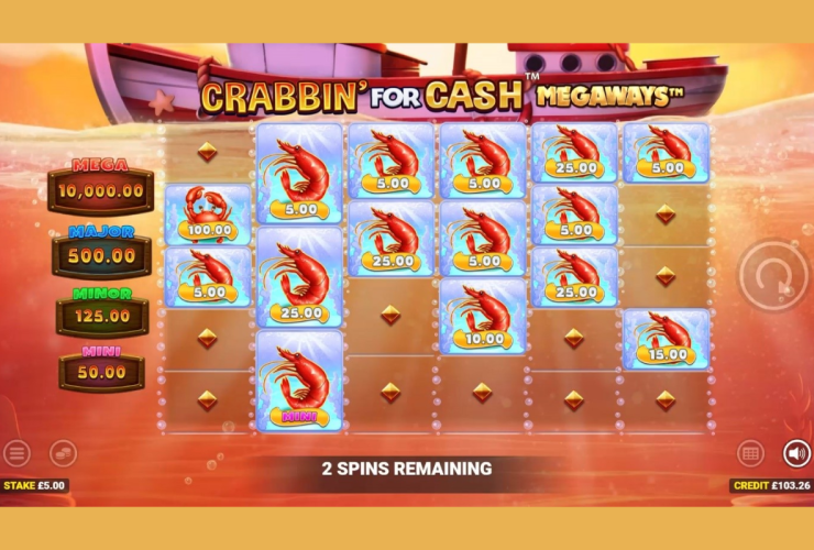 more-reels-mean-more-prizes-in-blueprint-gaming’s-crabbin’-for-cash-megaways
