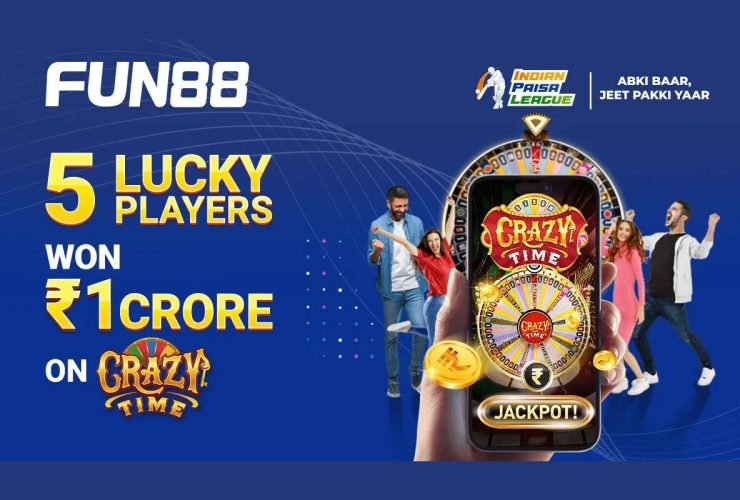 fun88-new-millionaires:-5-lucky-players-hit-crazy-time-jackpot