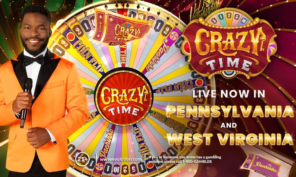 evolution’s-crazy-time-live-game-show-launches-in-pennsylvania-and-west-virginia