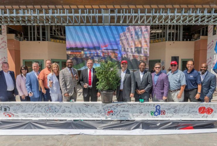 the-cordish-companies-celebrates-major-construction-milestone-during-“topping-off”-ceremony-for-new-$270+-million-live!-casino-&-hotel-louisiana-project