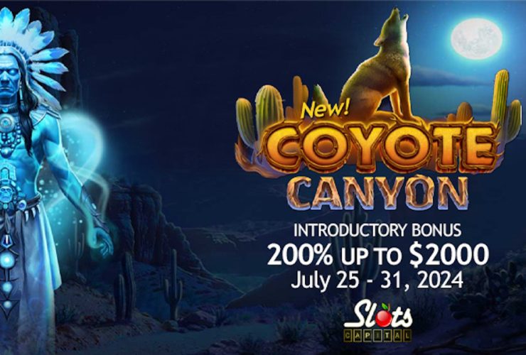 slots-capital-casino-offers-200%-deposit-bonus-on-howling-new-rival-slot:-coyote-canyon