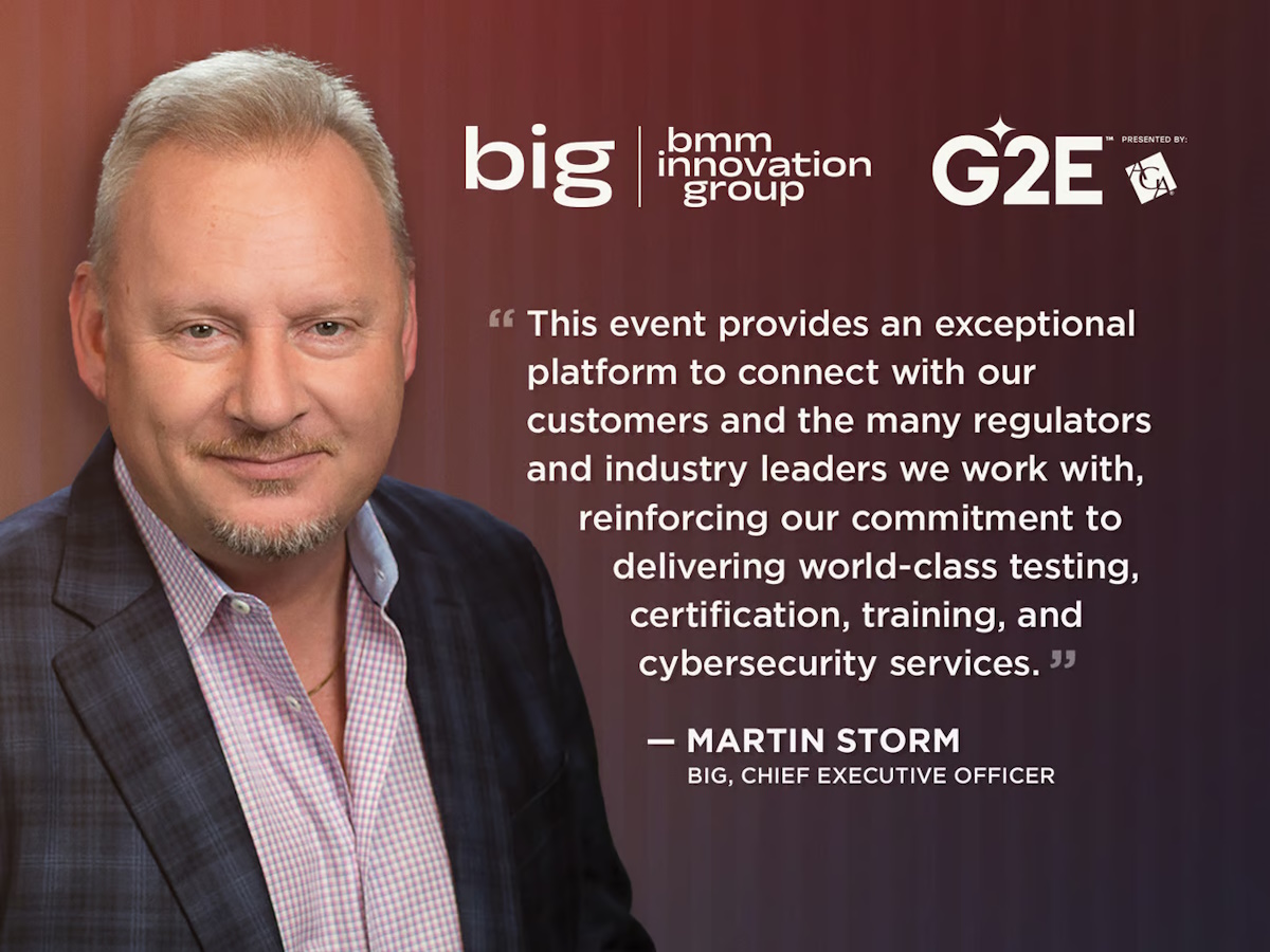 bmm-innovation-group-to-highlight-latest-compliance-testing,-certification,-cybersecurity,-and-virtual-training-solutions-at-global-gaming-expo-october-7-10-in-las-vegas