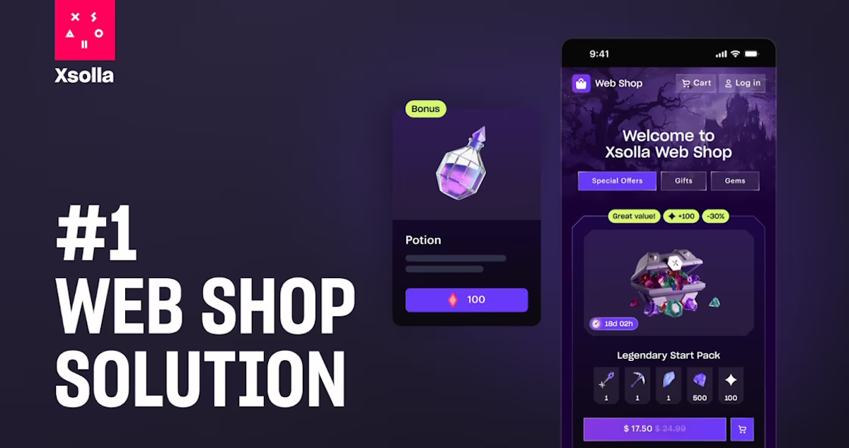 xsolla-reaffirms-market-leadership-in-web-shop-solutions-with-the-most-comprehensive-feature-set-and-over-400-successful-launches