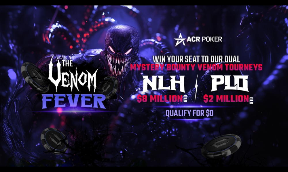 venom-fever-satellites-guarantee-hundreds-of-seats-to-acr-poker’s-$10-million-gtd-mystery-bounty-venom-events