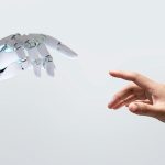 A LinkedIn poll showing that 90% of respondents say 'please' and 'thank you' when interacting with AI tools like ChatGPT, alongside industry and job role breakdowns.