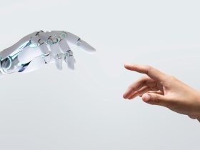 A LinkedIn poll showing that 90% of respondents say 'please' and 'thank you' when interacting with AI tools like ChatGPT, alongside industry and job role breakdowns.