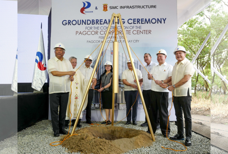 pagcor,-smc-break-ground-for-new-pagcor-corporate-center
