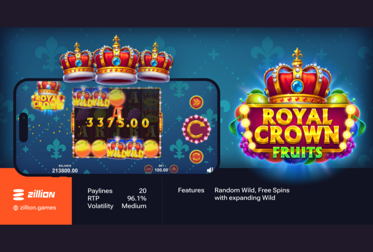 zillion-launches-a-new-slot-game-–-royal-crown-fruits