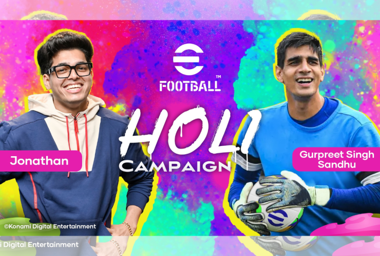konami’s-efootball-teams-up-with-indian-football-captain-gurpreet-singh-sandhu-and-jonathan-gaming-to-celebrate-holi-in-india