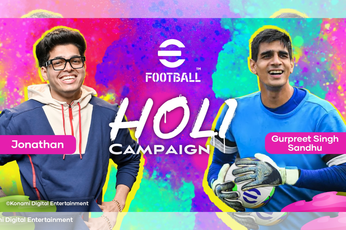 konami’s-efootball-teams-up-with-indian-football-captain-gurpreet-singh-sandhu-and-jonathan-gaming-to-celebrate-holi-in-india
