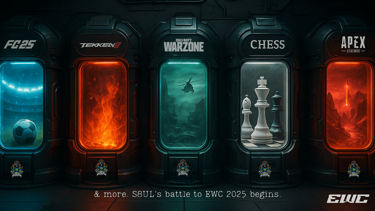 s8ul-announces-participation-in-five-titles-at-esports-world-cup-2025:-chess,-eafc-25,-tekken-8,-cod:-warzone,-and-apex-legends