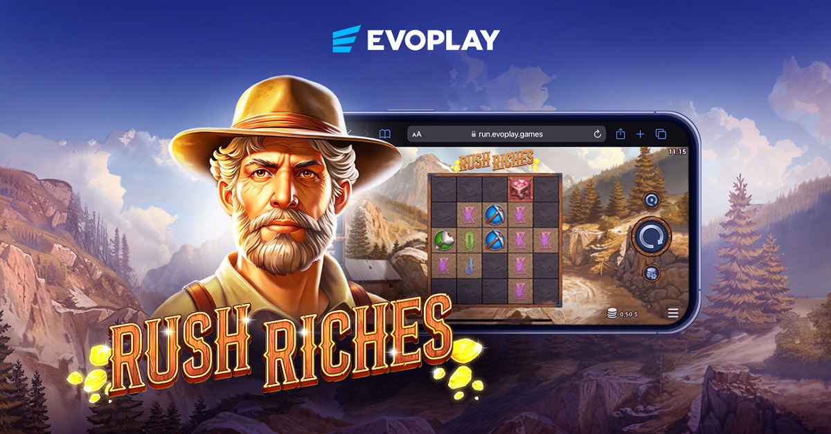 evoplay-strikes-gold-with-new-release-rush-riches