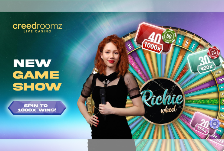 creedroomz-launches-richie-wheel:-enhanced-player-engagement-and-revenue-generation-with-multipliers-up-to-1000x