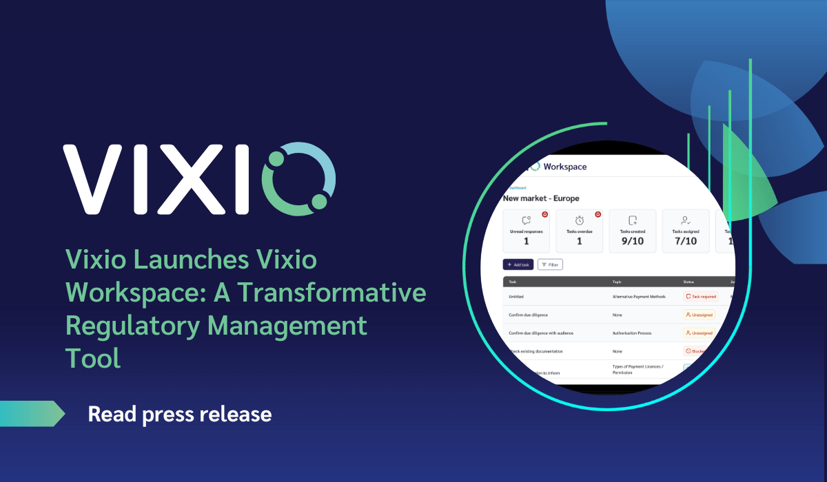 vixio-launches-vixio-workspace:-a-transformative-regulatory-management-tool