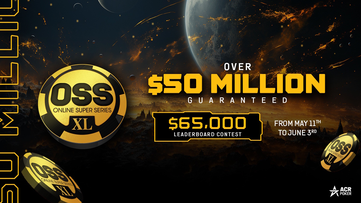 acr-poker-to-host-its-biggest-ever-tournament-series,-the-online-super-series-xl,-with-$50-million-in-guaranteed-prize-pools