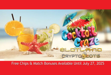 slotland-&-cryptoslots-shake-up-summer-with-new-tropical-themed-slot:-cocktail-craze