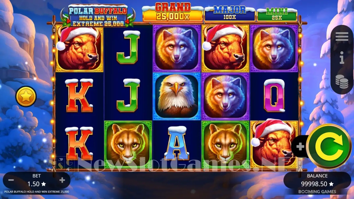 booming-games-powers-into-winter-with-polar-buffalo-hold-and-win-extreme-25,000!