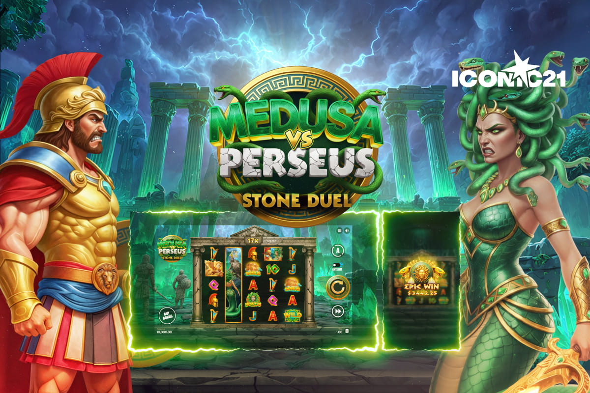 iconic21-reimagines-myth:-medusa-vs.-perseus-—-the-stone-duel