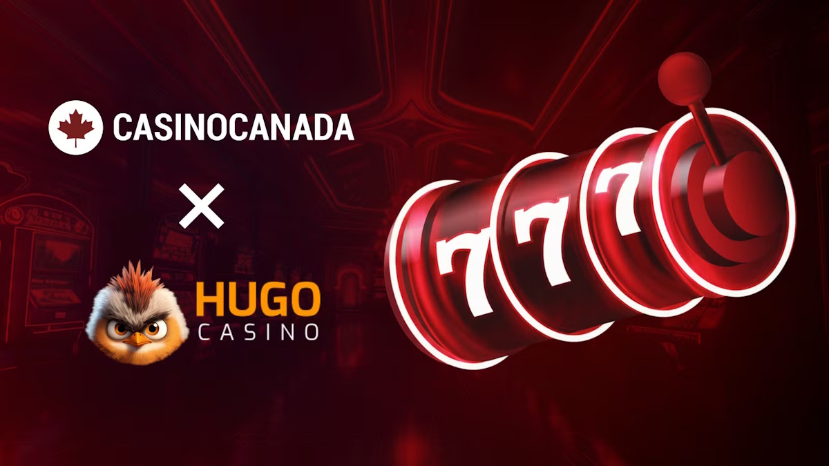 Hugo Casino logo i markedsføringskontekst