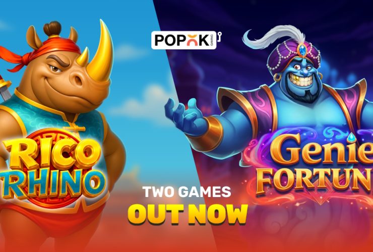 popok-gaming-launches-new-slot-games:-genie-fortune-and-rico-rhino