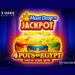 3-oaks-gaming-adds-must-drop-jackpot-mechanic-to-4-pots-of-egypt-slot