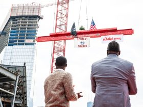 bally’s-chicago-tops-off-permanent-casino,-marking-major-construction-milestone-on-path-to-spring-2027-opening