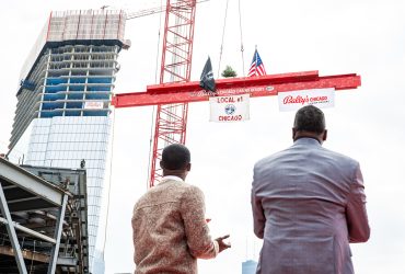 bally’s-chicago-tops-off-permanent-casino,-marking-major-construction-milestone-on-path-to-spring-2027-opening