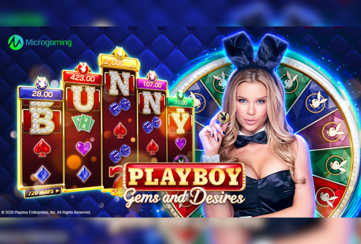 microgaming-launches-new-playboy-branded-slot,-playboy-gems-and-desires