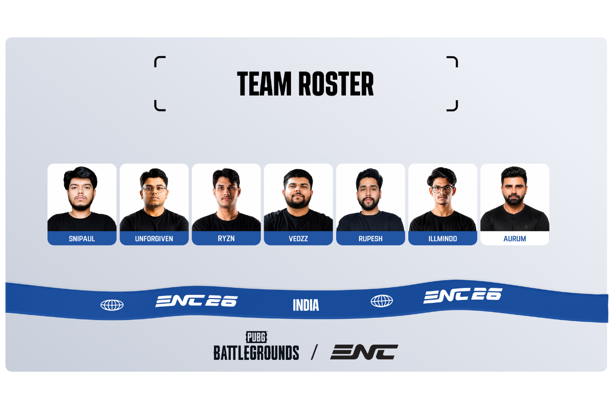 nodwin-names-team-india-roster-for-pubg:-battlegrounds-at-enc-2026