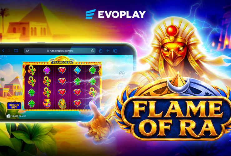 evoplay-launches-ancient-egypt-slot-flame-of-ra